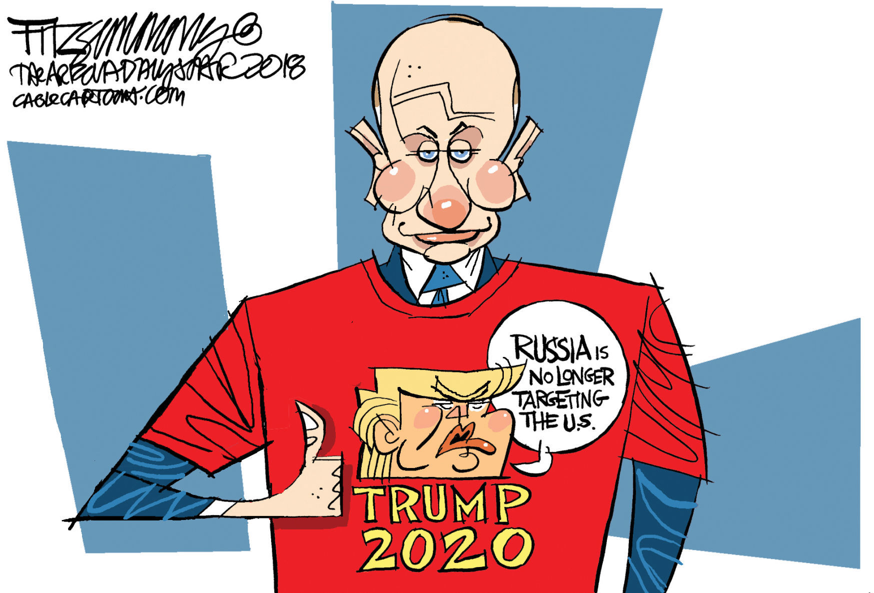 Daily Fitz Cartoon: Putin wins